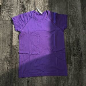 Lululemon Swiftly Tech 2.0 Hip Length Tee - Purple - Size 12